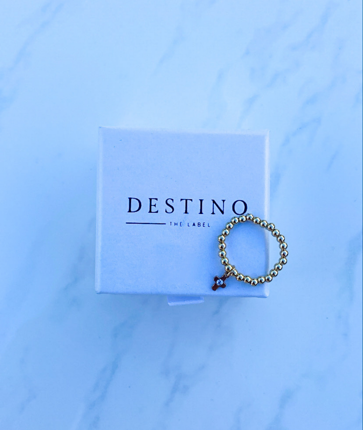 Beaded Faith Ring