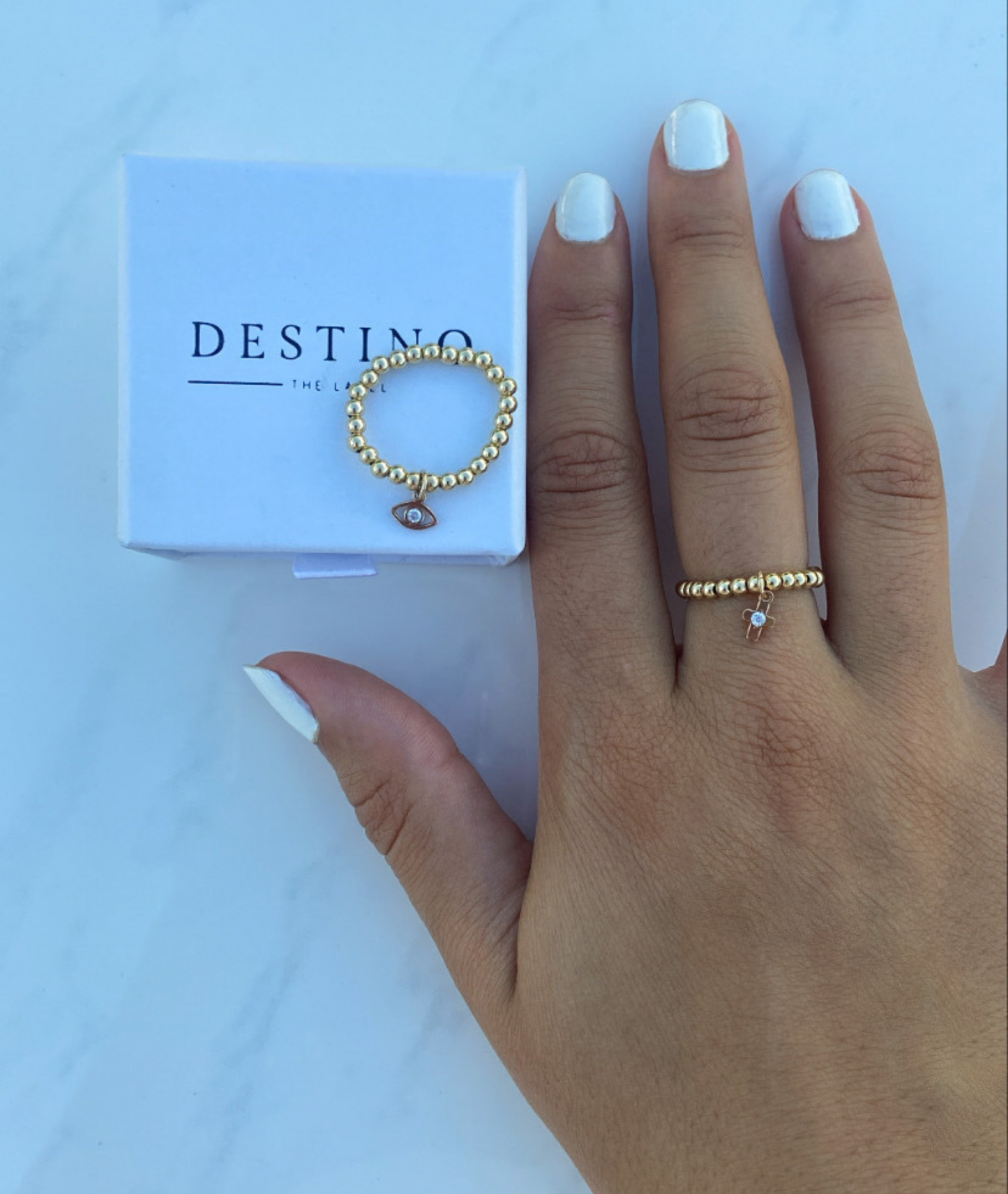Beaded Faith Ring