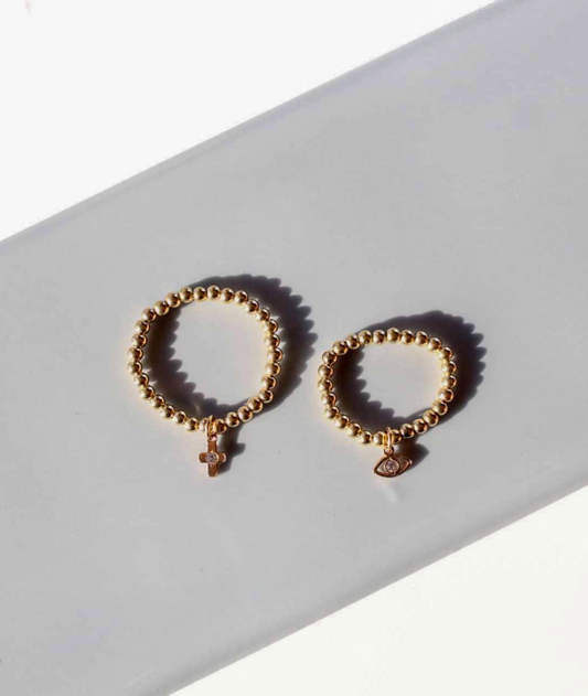 Beaded Faith Ring