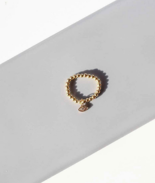 Beaded Guard Me Ring