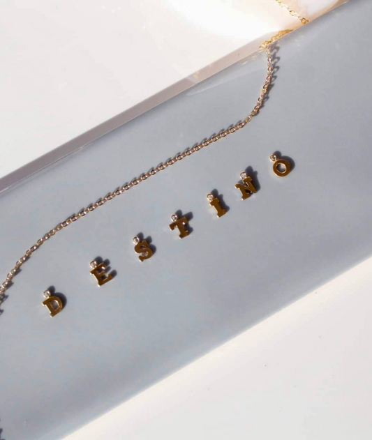 Initial Necklace - Gold Filled