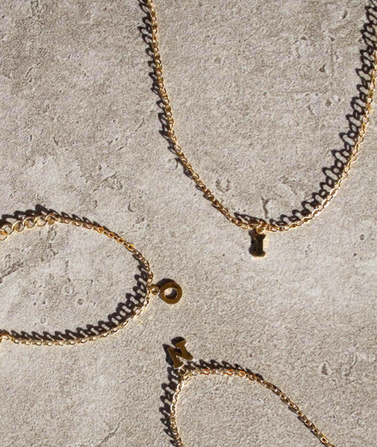 Initial Bracelet - 14k Gold Filled
