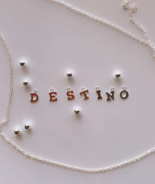 Initial Necklace - Sterling Silver