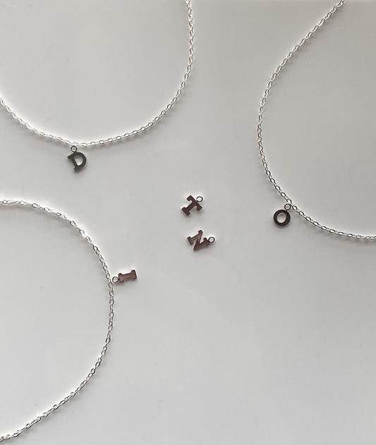 Initial Bracelet - Sterling Silver