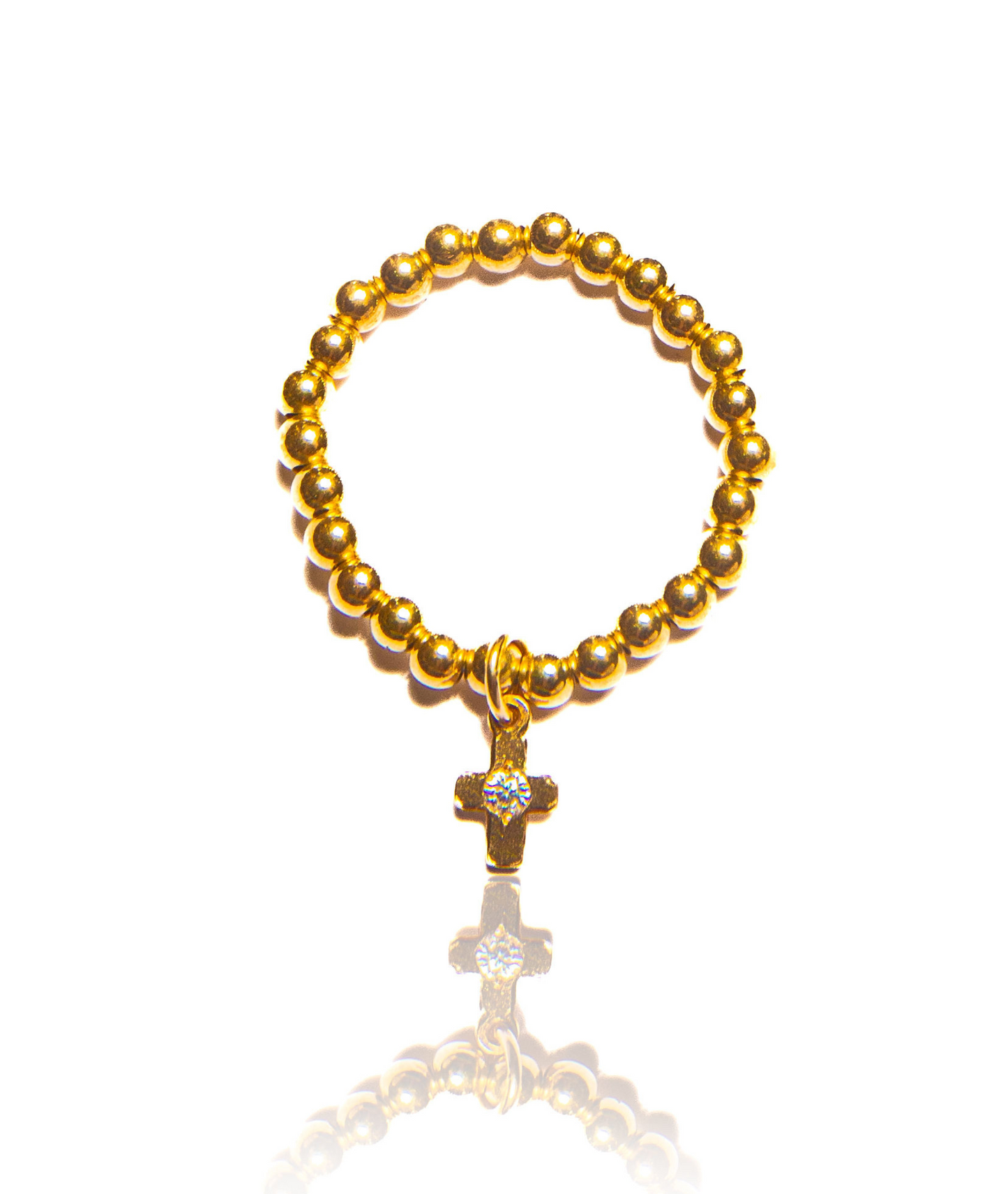 Beaded Faith Ring