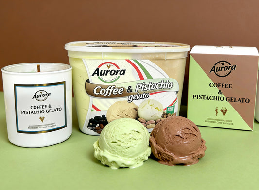 Pistachio and Coffee Gelato Candle