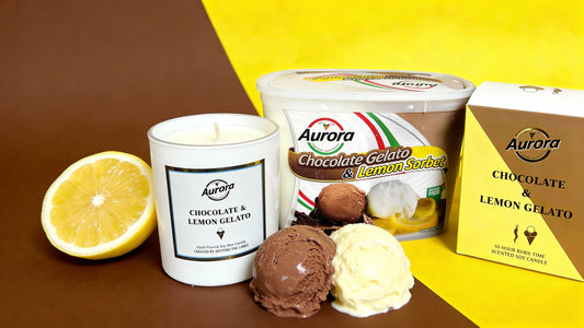 Lemon and Chocolate Gelato Candle