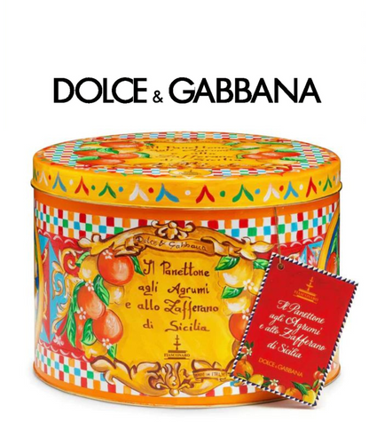 Pre-Order Dolce & Gabbana: Citrus & Saffron Panettone 500g